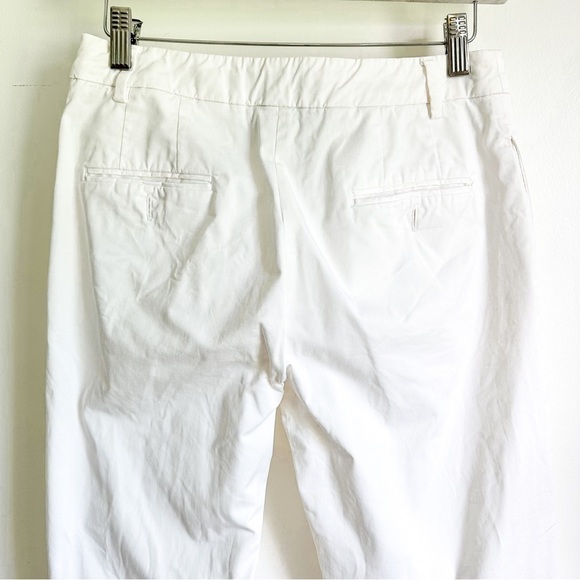 Max Mara Weekend White W12 straight Leg Pants sz 4 - Picture 10 of 11